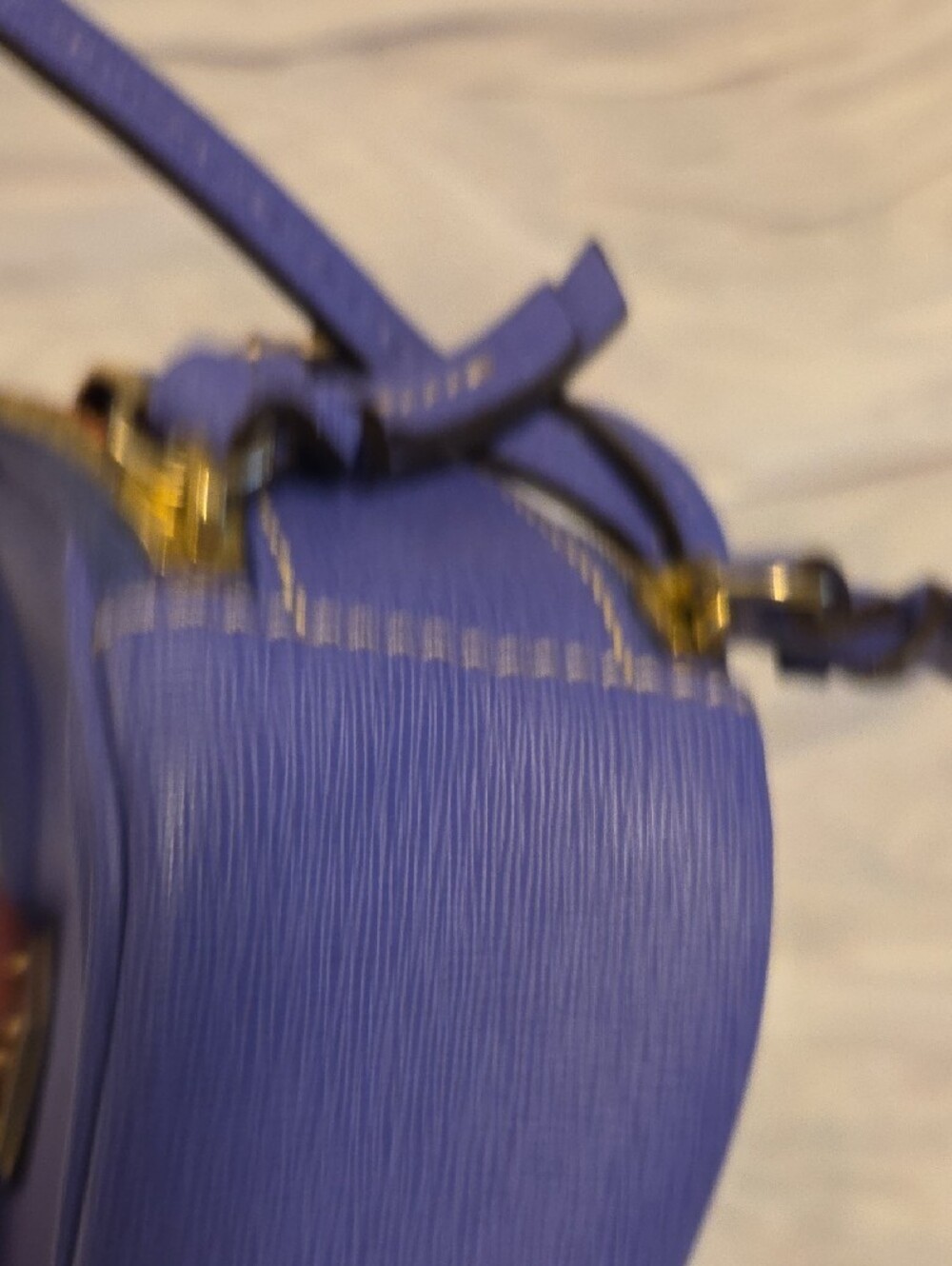 Dooney & Bourke Electric Blue Leather Crossbody - Picture 8 of 9